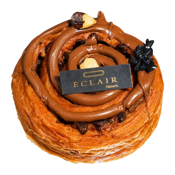 Couronne chocolat-noisette — Viennoiserie, ÉCLAIR Pâtisserie