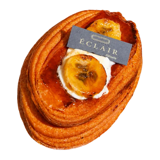 Feuilleté banane-caramel — Viennoiserie, ÉCLAIR Pâtisserie