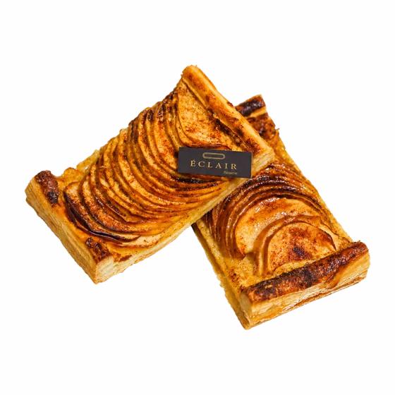 Carrés feuilletés au chocolat — Viennoiserie, ÉCLAIR Pâtisserie
