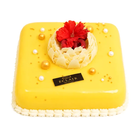 Carré mangue — Cake Design, ÉCLAIR Pâtisserie