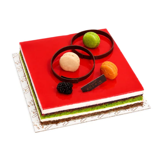 Carré décor chocolat — Cake Design, ÉCLAIR Pâtisserie