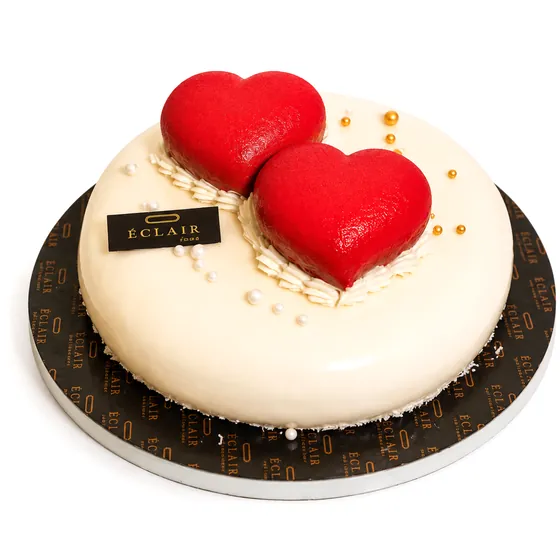 Deux cœurs — Cake Design, ÉCLAIR Pâtisserie