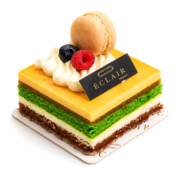 Carré exotique — Pâtisserie, ÉCLAIR Pâtisserie