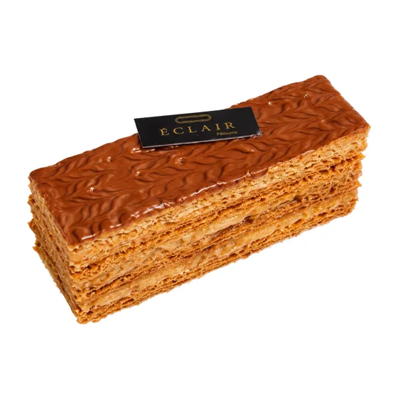 Mille-feuille caramélisé — Pâtisserie, ÉCLAIR Pâtisserie